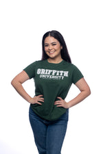 Load image into Gallery viewer, Women&#39;s Griffith T-shirt Green
