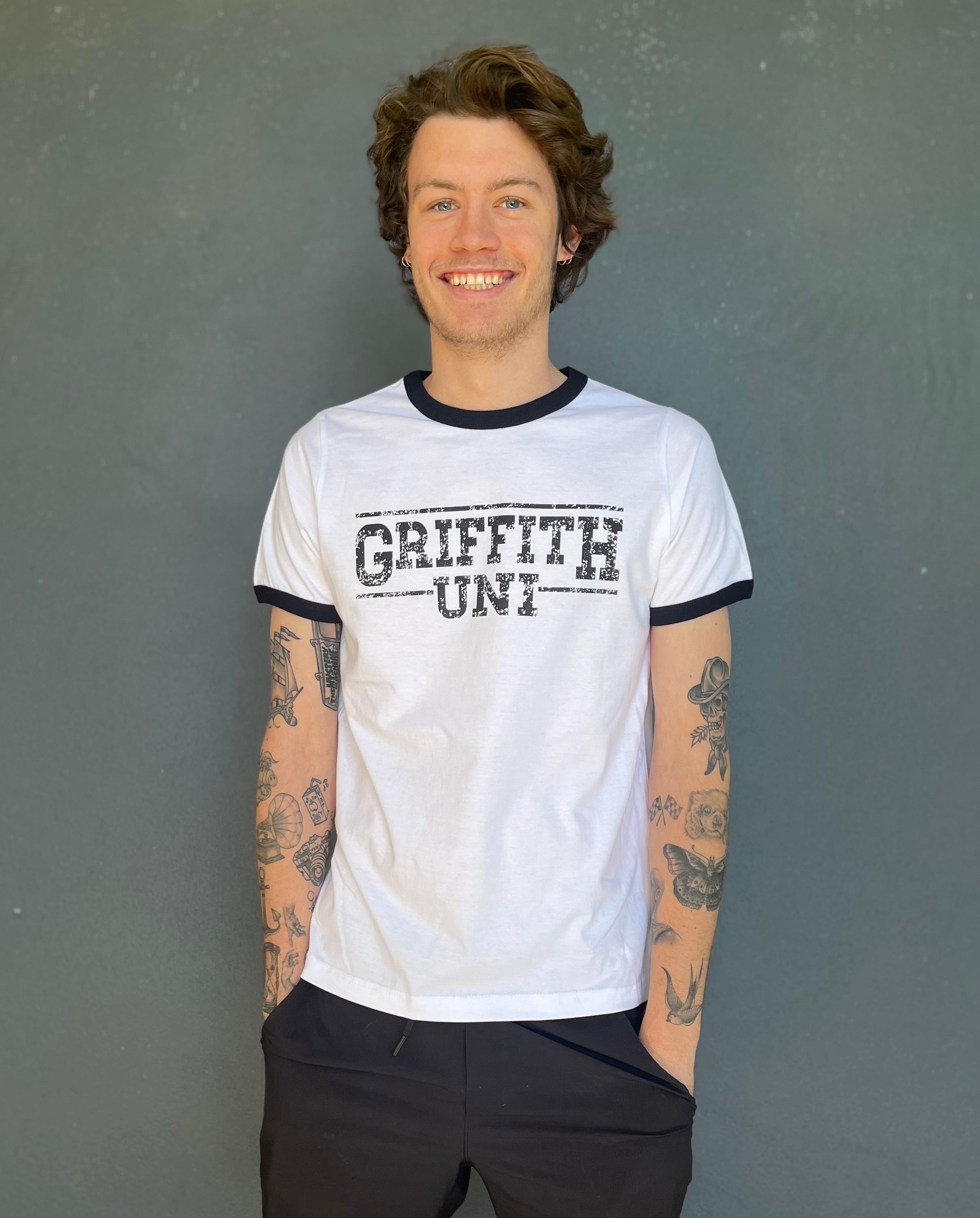 Unisex Griffith distressed tee