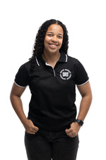 Load image into Gallery viewer, Women&#39;s Griffith polo black
