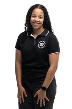 Load image into Gallery viewer, Women&#39;s Griffith polo black
