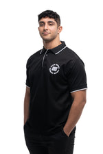 Load image into Gallery viewer, Men&#39;s Griffith Polo Black
