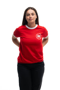 Unisex Griffith Ringer t-Shirt red