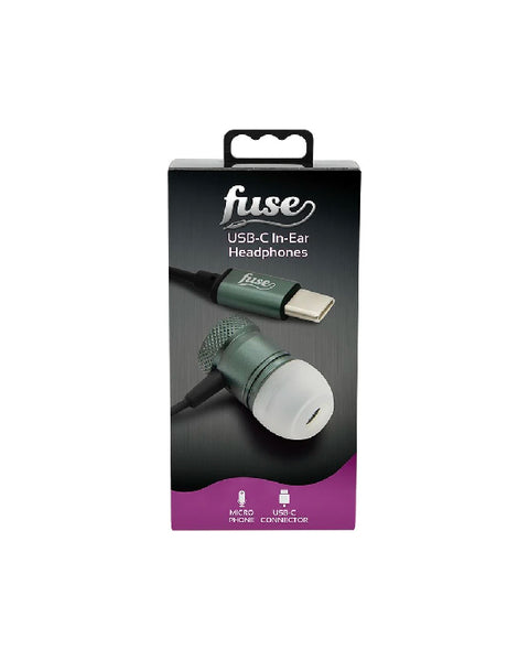 Fuse USB C in ear headphones The Uni Store Griffith University