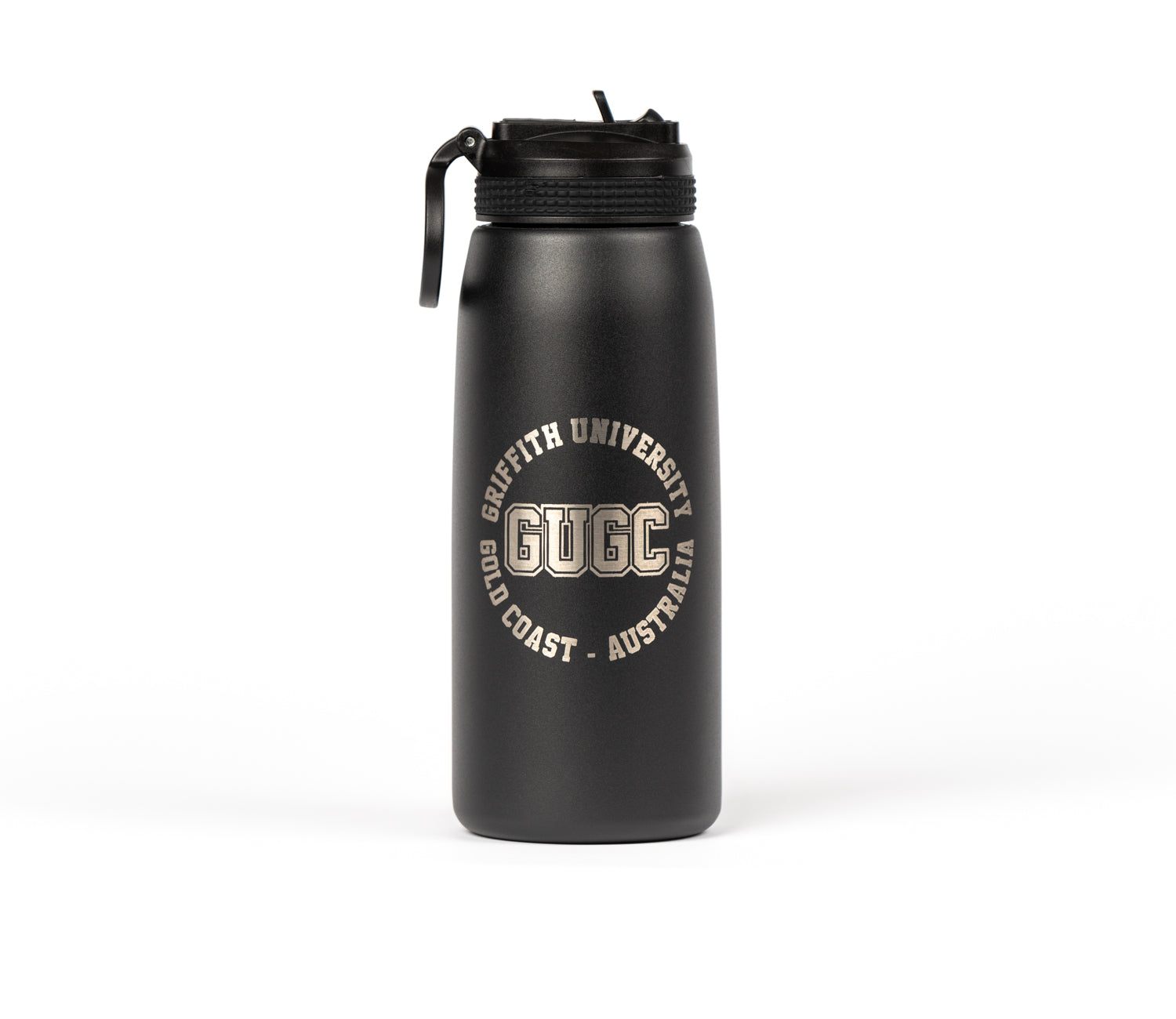 Griffith engraved stainless steel drink bottle