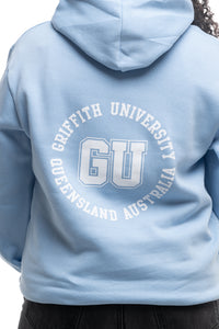 Griffith unisex light blue hoodie