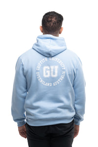 Griffith unisex light blue hoodie