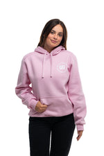 Load image into Gallery viewer, Griffith unisex light pink hoodie
