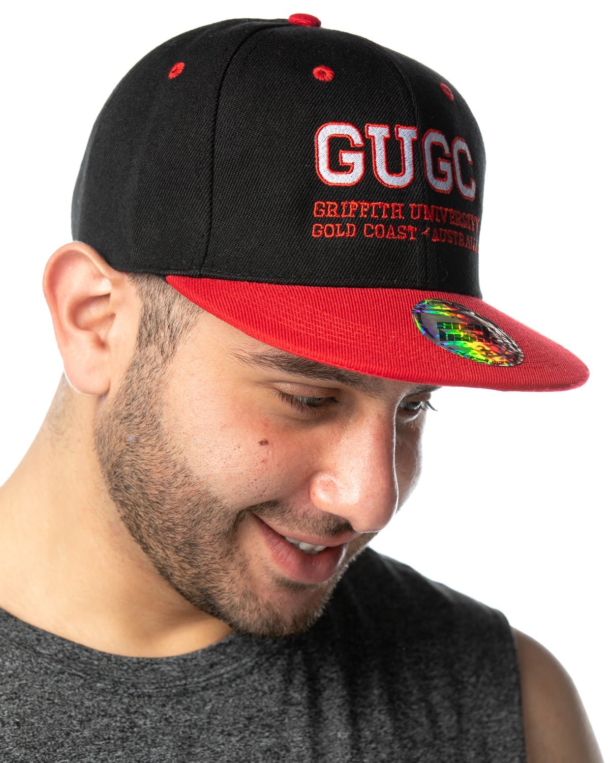 Griffith embroidered snap back cap