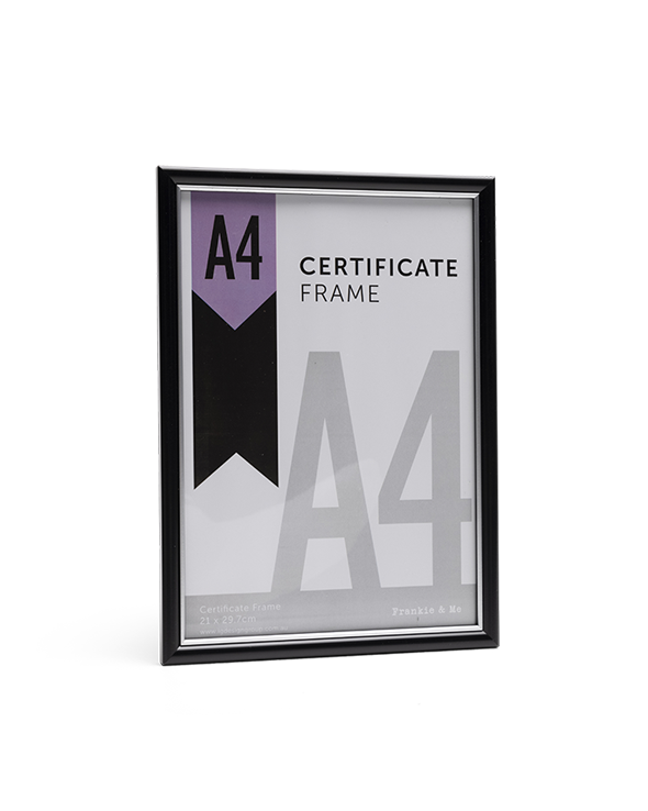 A4 certificate frame